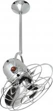 Matthews Fan Company BD-CR-MTL - Bianca Direcional - Directional Ceiling Fan (Interior) - Polished Chrome Finish - Metal Blades