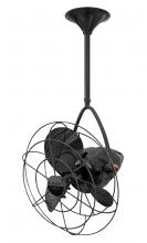 Matthews Fan Company JD-BKN-MTL - Jarold Direcional - Directional Ceiling Fan - Black Nickel Finish - Metal Blades