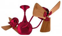 Matthews Fan Company VB-RED-WD - Vent Bettina - Rotational Ceiling Fan - Rubi Finish - Wood Blades