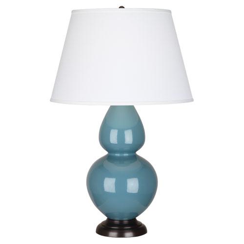 Steel Blue Double Gourd Table Lamp