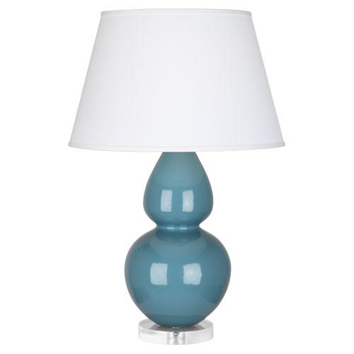 Steel Blue Double Gourd Table Lamp