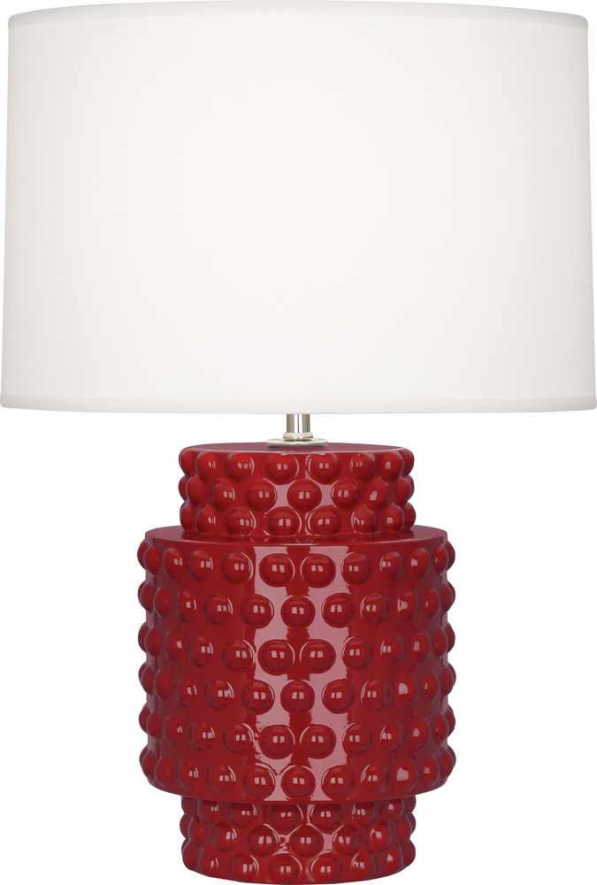 Oxblood Dolly Accent Lamp