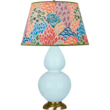 Robert Abbey 1666S - Baby Blue Double Gourd Table Lamp