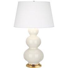 Robert Abbey 324X - Bone Triple Gourd Table Lamp