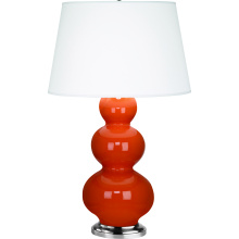 Robert Abbey 352X - Pumpkin Triple Gourd Table Lamp