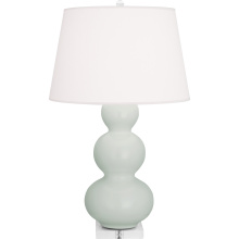 Robert Abbey MCL43 - Matte Celadon Triple Gourd Table Lamp