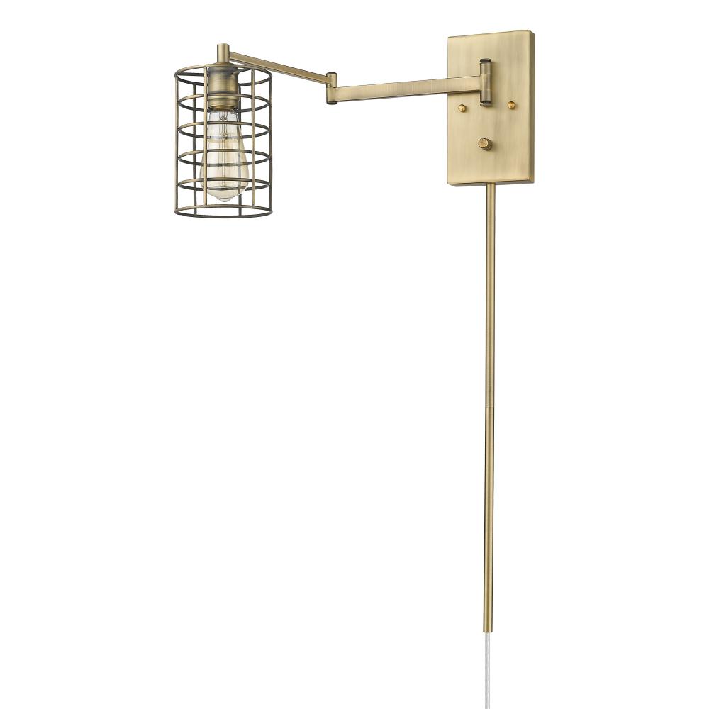 Jett 1-Light Aged Brass Sconce