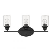 Acclaim Lighting IN41452BK - Gemma 3-Light Matte Black Vanity