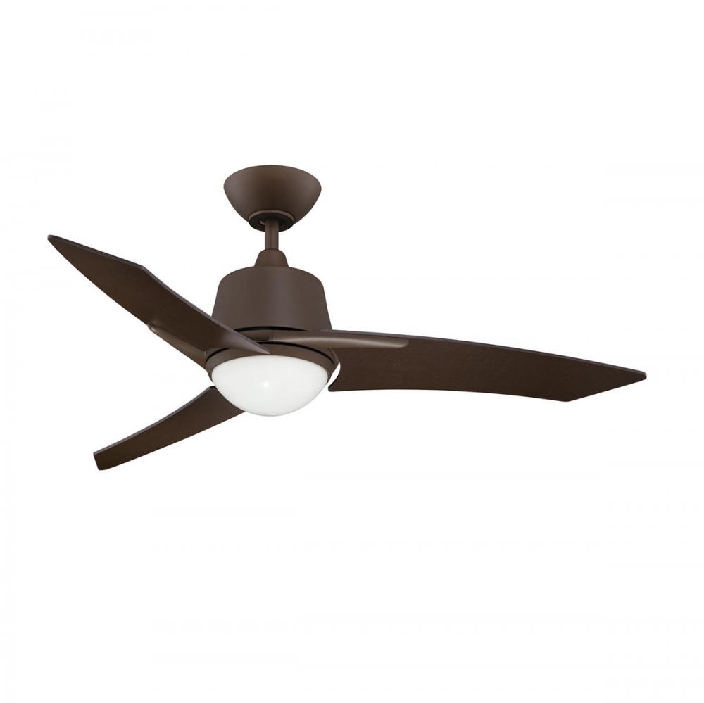 Scimitar 44 in. LED Oil Rubbed Bronze Ceiling Fan