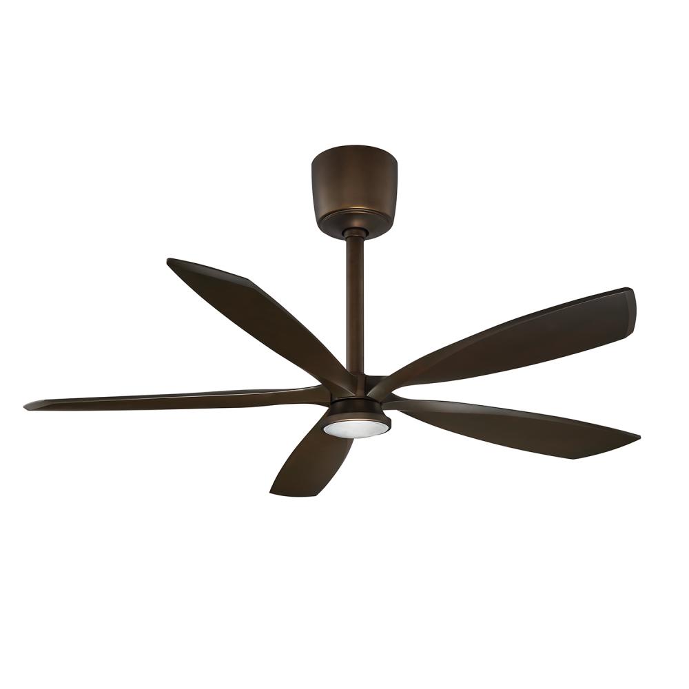 PHANTOM 54 in. LED Architectural Bronze DC motor Ceiling Fan