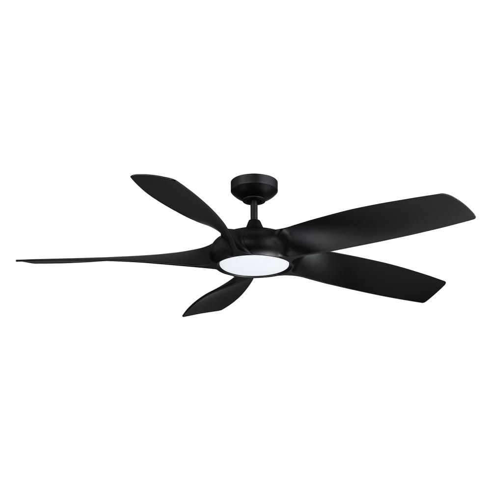 BLADE RUNNER 54 in. LED Black Ceiling Fan with DC motor