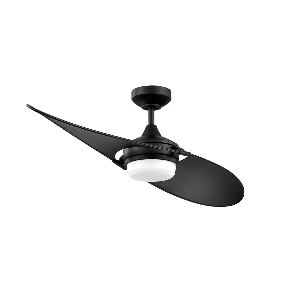 TANGO 52 in. LED Black DC motor Ceiling Fan