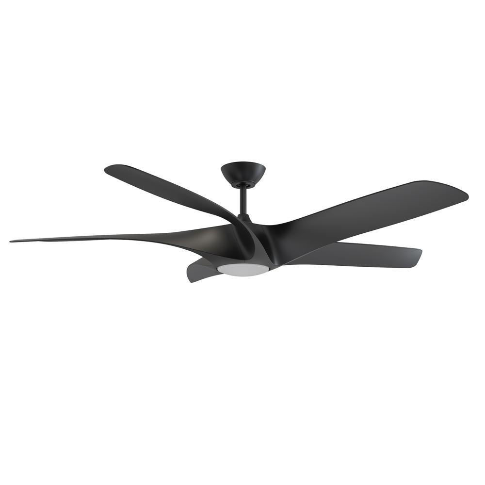 TITUS 60 in. Black Ceiling Fan