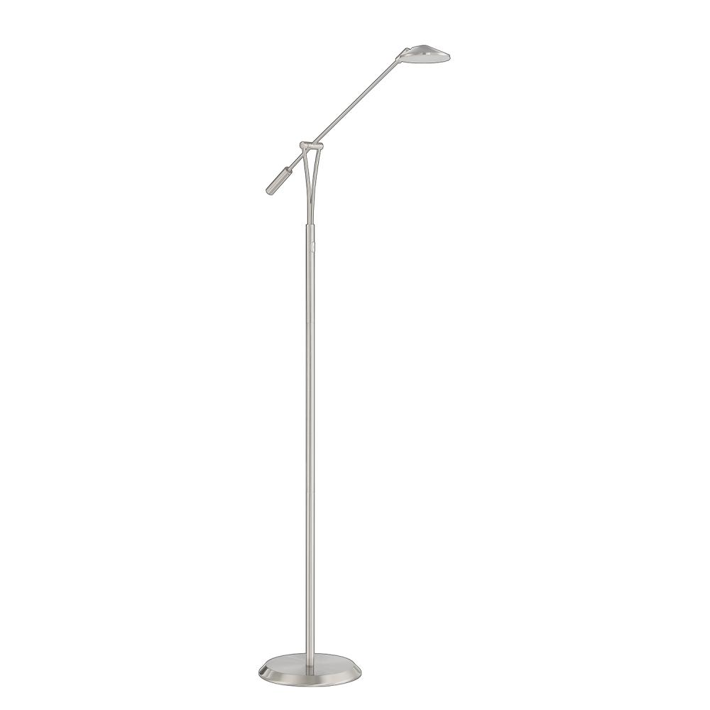 LAHOYA Satin Nickel Floor Lamp