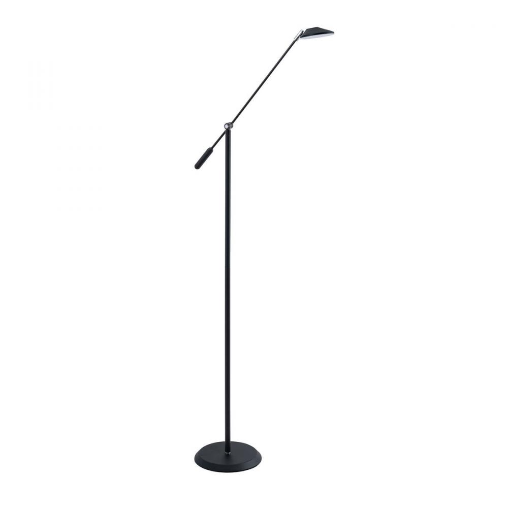 SIRINO Black & Chrome Floor Lamp