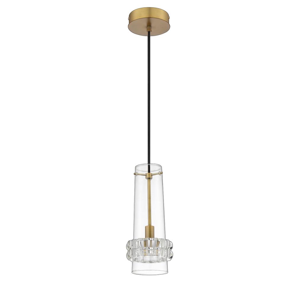 PF108 1-Light Brass Pendant