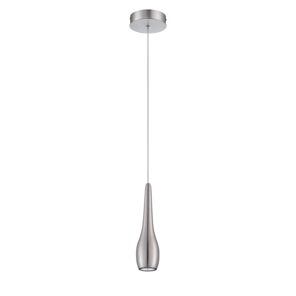 AVILA series 1-Light Satin Nickel Pendant