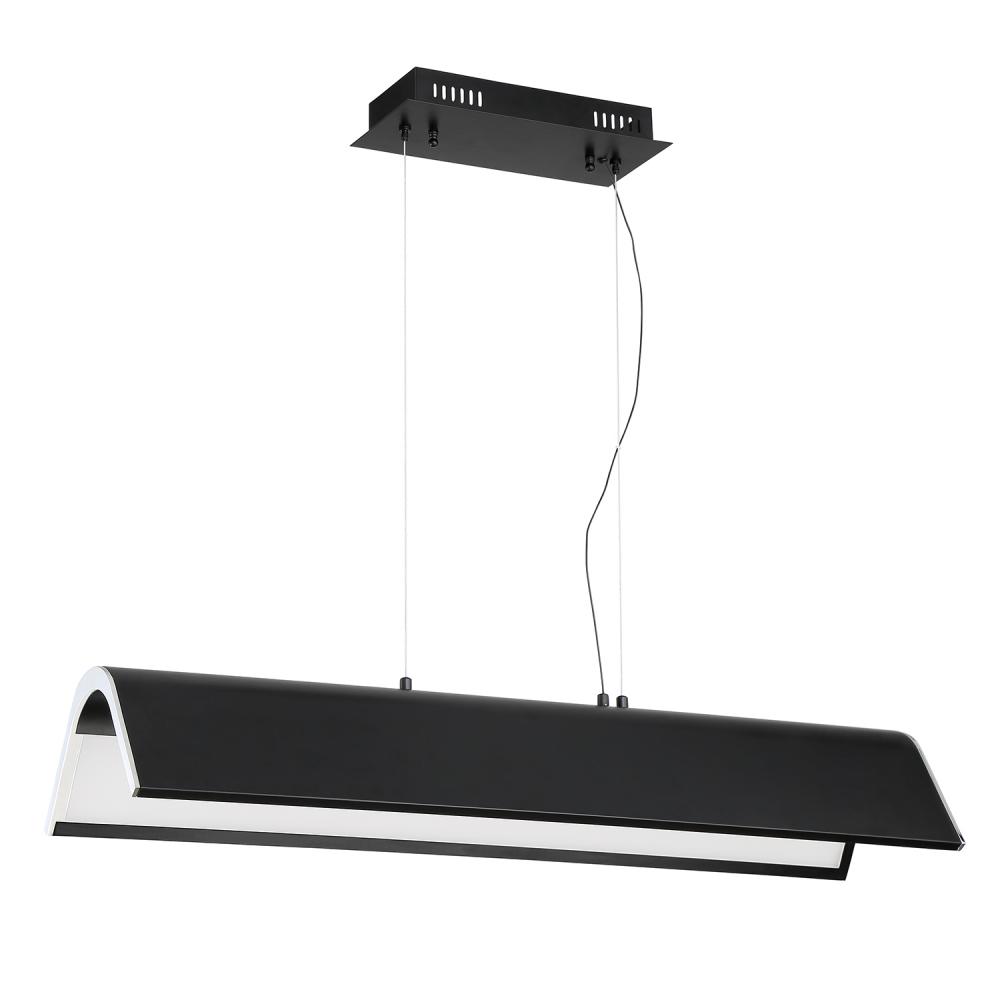 ULTIMOR 40 Watt Black Integrated LED Pendant Bar