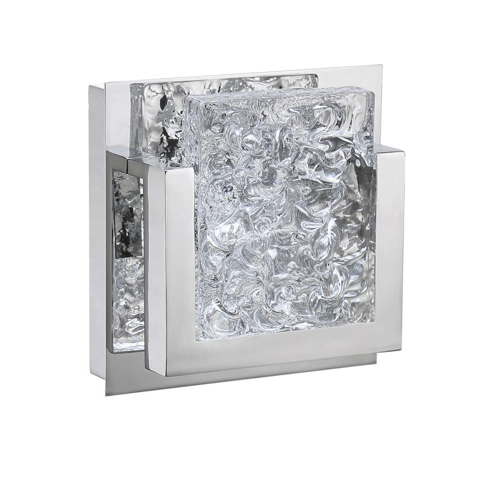 ICE-LAVA 1-Light Chrome LED Vanity Light