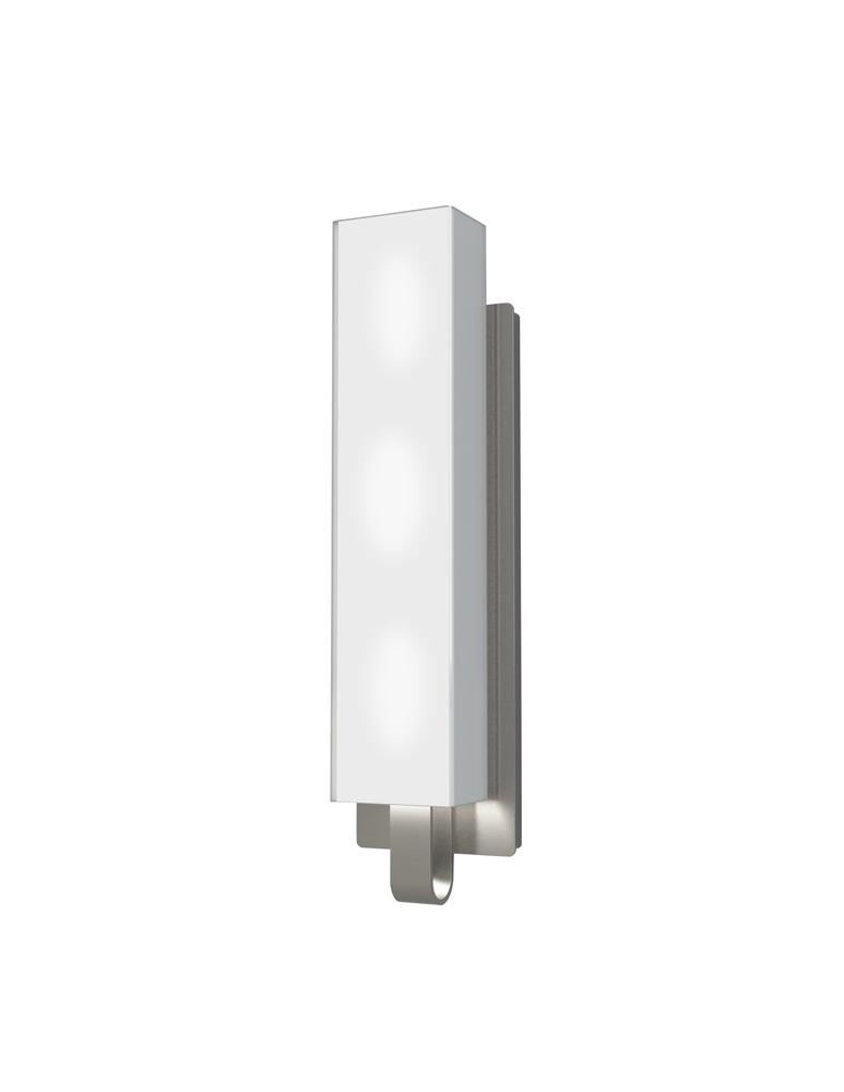 LARISSA series 3-light Satin Nickel vertical Bath light