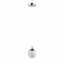 Kendal PF41-1LPE-CH - FYBRA series 1-Light Chrome Pendant