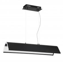 Kendal PF9636-BLK/CH - ULTIMOR 40 Watt Black Integrated LED Pendant Bar