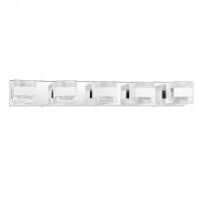 Kendal VF1100-5L-CH - CUBIX 5-Light Chrome Vanity Light