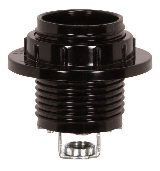 Threaded Socket With Ring; 1/8 IP Hickey; Screw Terminals; 2" Overall Height; 1-1/4"