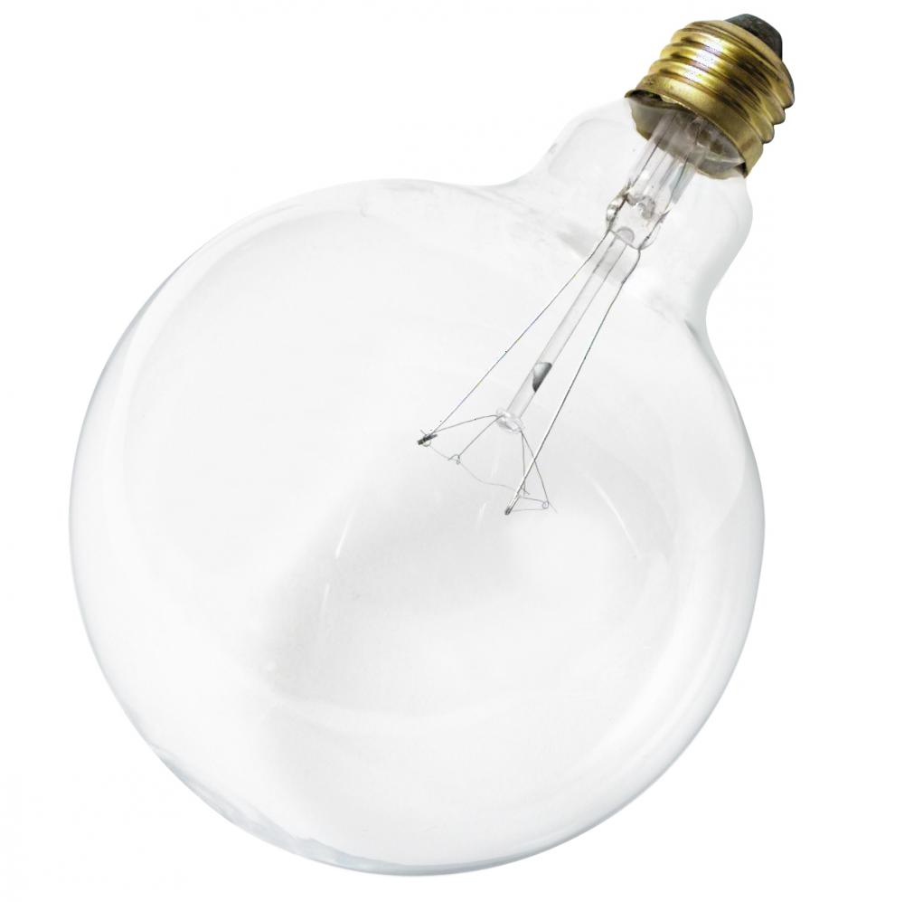 40 Watt G40 Incandescent; Clear; 4000 Average rated hours; 300 Lumens; Medium base; 120 Volt