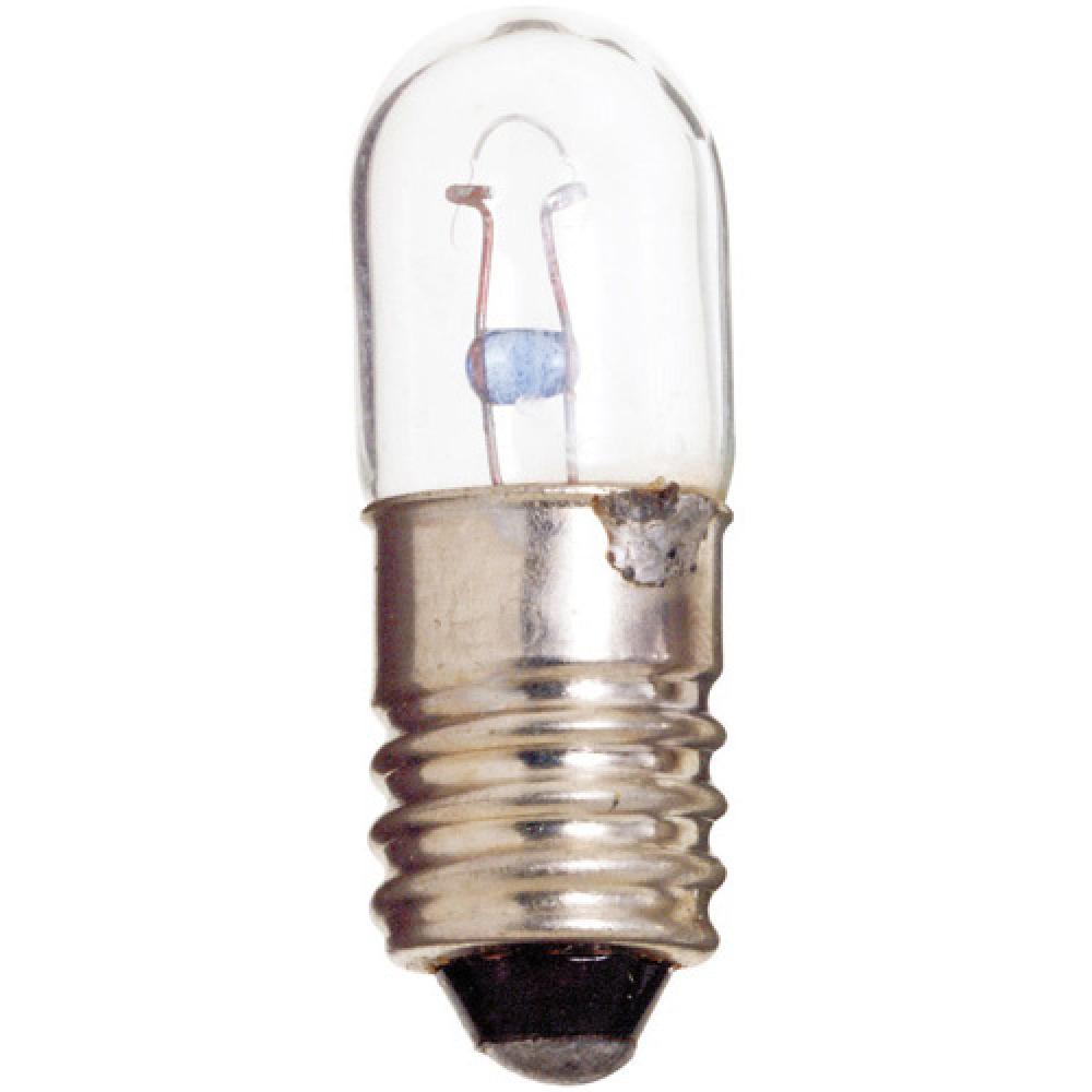 1.25 Watt miniature; T3 1/4; 3000 Average rated hours; Miniature Screw base; 2.5 Volt