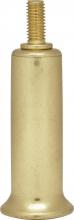 Satco Products Inc. 90/141 - Steel Riser; 1/4-27; Brass Plated; 2" Height