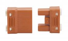 Satco Products Inc. 90/2536 - Orange 2 Piece Snap Together Connector For Solid Or Tinned Tip Wire; 18 AWG (Female Housing), 12/14