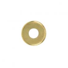 Satco Products Inc. 90/362 - Steel Check Ring; Curled Edge; 1/8 IP Slip; Brass Plated Finish; 1" Diameter