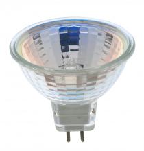 Satco Products Inc. S3461 - 20 Watt; Halogen; MR16; BAB; 2000 Average rated hours; Miniature 2 Pin Round base; 12 Volt; Carded