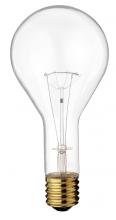 Satco Products Inc. S4961 - 300 Watt PS35 Incandescent; Clear; 2500 Average rated hours; 3600 Lumens; Mogul base; 130 Volt