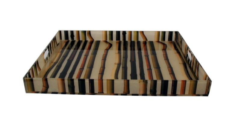 SERVING TRAY, LG, BAMBOO