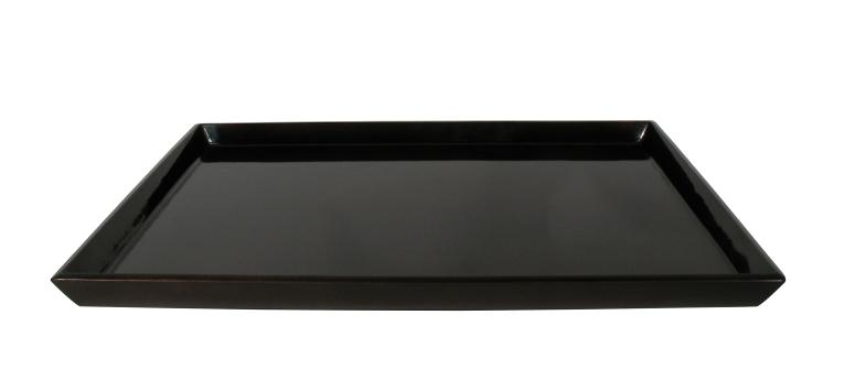 TRAY, SERVING, DARK BRONZE