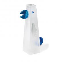Oggetti Luce 24-02-32 - ST/ CHICK, vase w/blue beak
