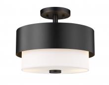 Z-Lite 495SF13-MB - 2 Light Semi Flush Mount