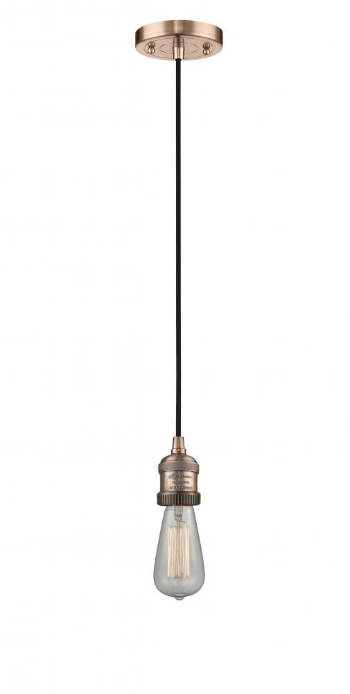 Bare Bulb 1 Light Mini Pendant