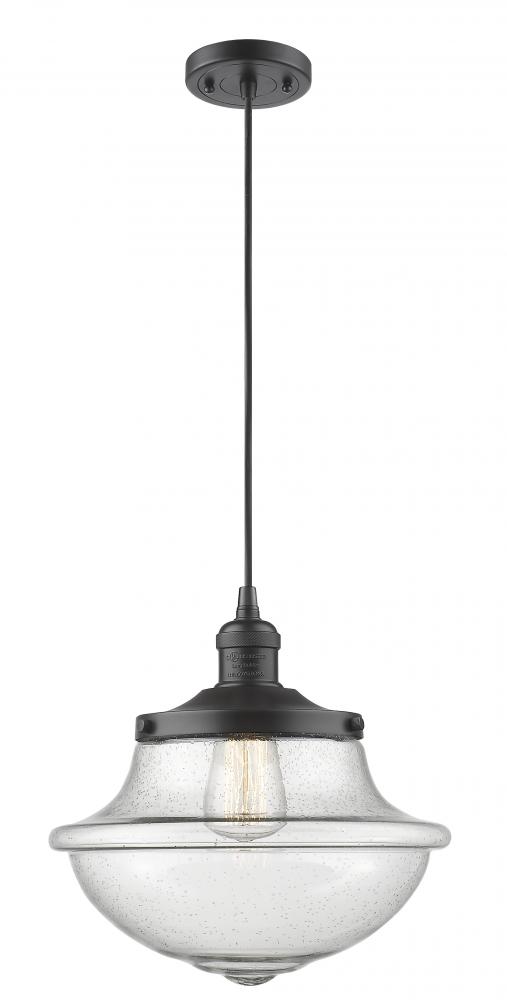 Oxford - 1 Light - 12 inch - Oil Rubbed Bronze - Cord hung - Mini Pendant