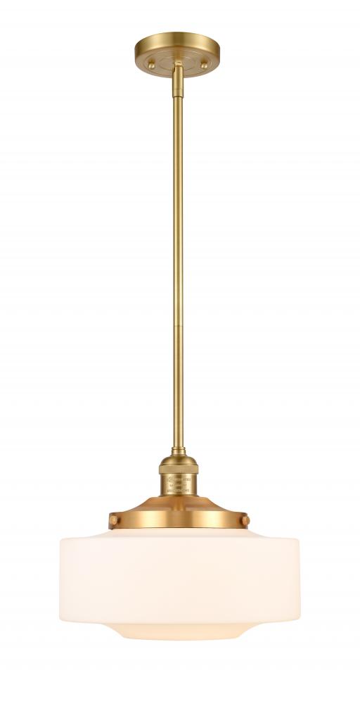 Bridgeton - 1 Light - 12 inch - Satin Gold - Stem Hung - Mini Pendant