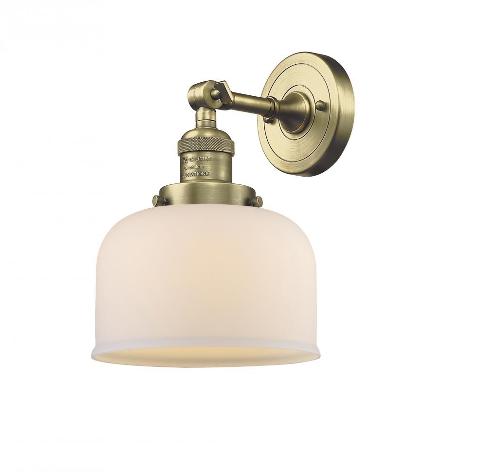 Bell - 1 Light - 8 inch - Antique Brass - Sconce