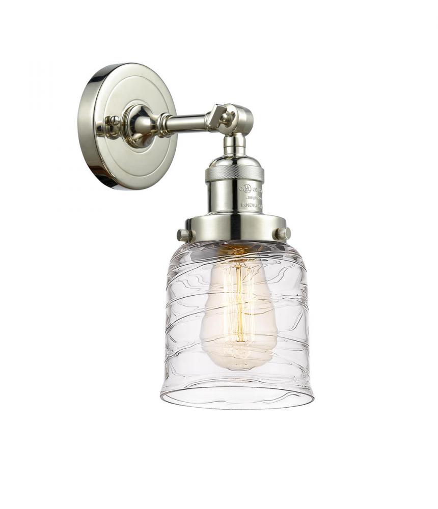 Bell - 1 Light - 5 inch - Polished Nickel - Sconce