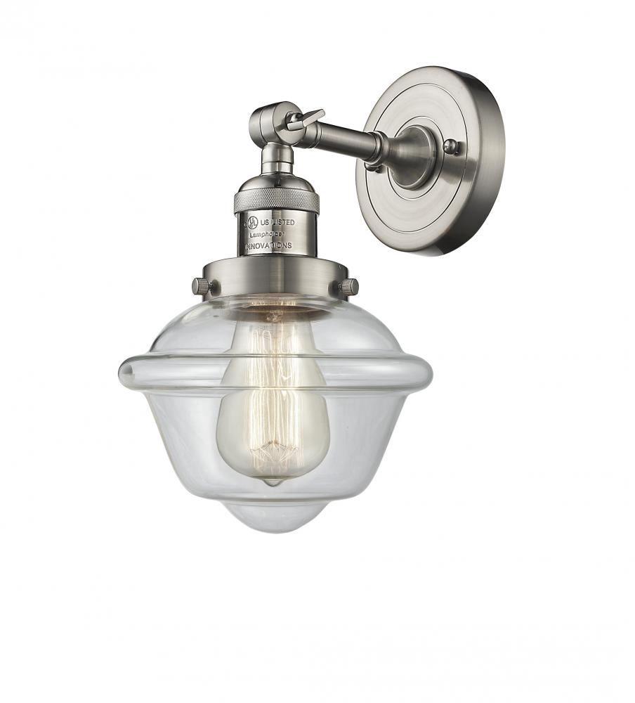 Oxford - 1 Light - 8 inch - Brushed Satin Nickel - Sconce