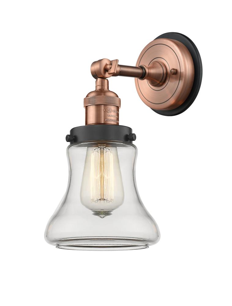 Bellmont - 1 Light - 7 inch - Antique Copper - Sconce