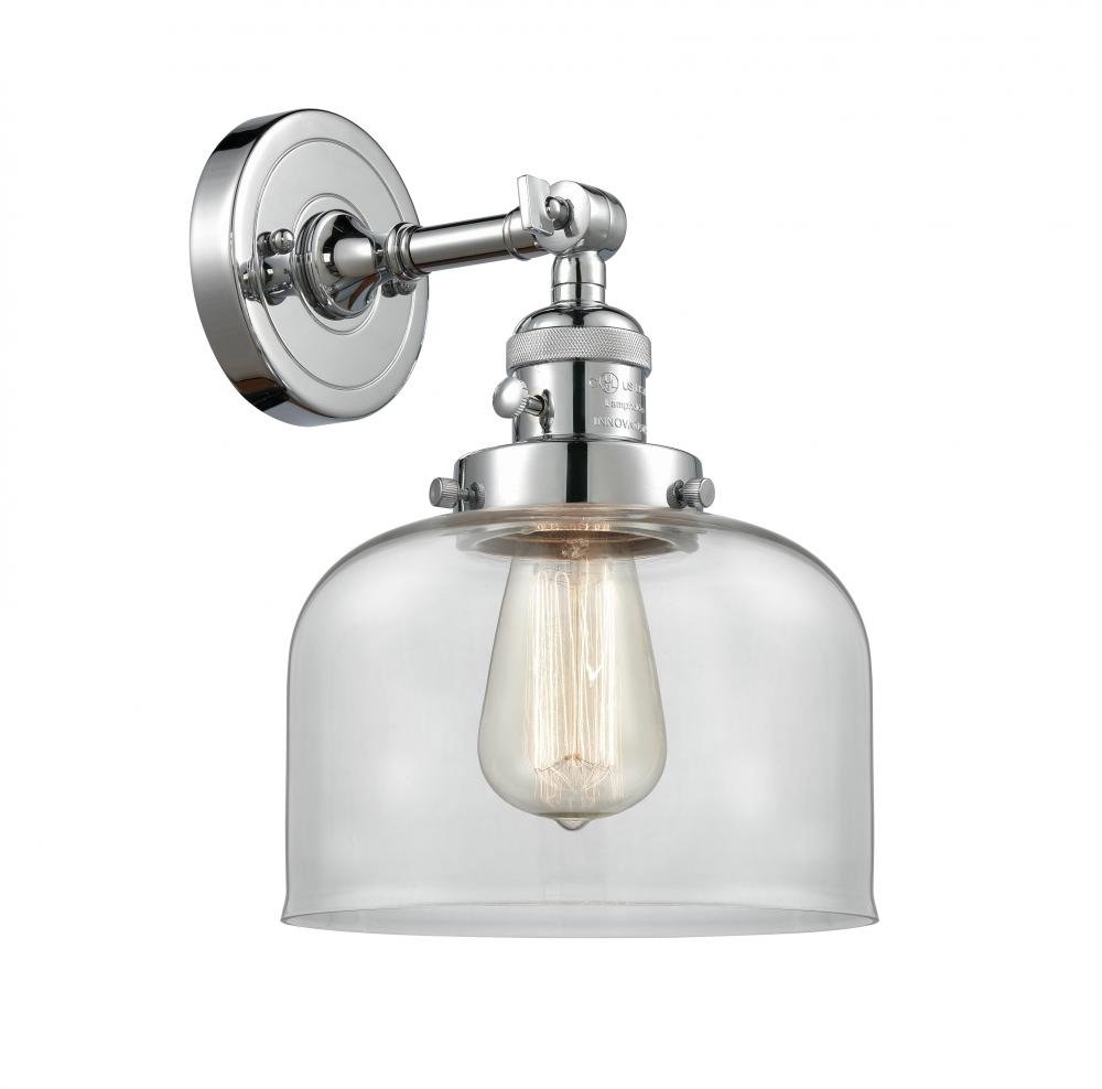 Bell - 1 Light - 8 inch - Polished Chrome - Sconce