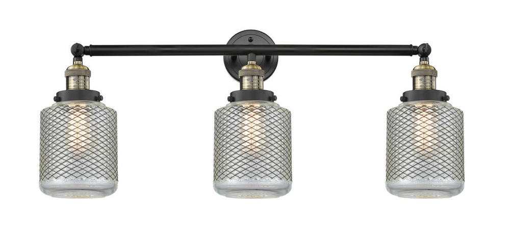 Stanton - 3 Light - 32 inch - Black Antique Brass - Bath Vanity Light