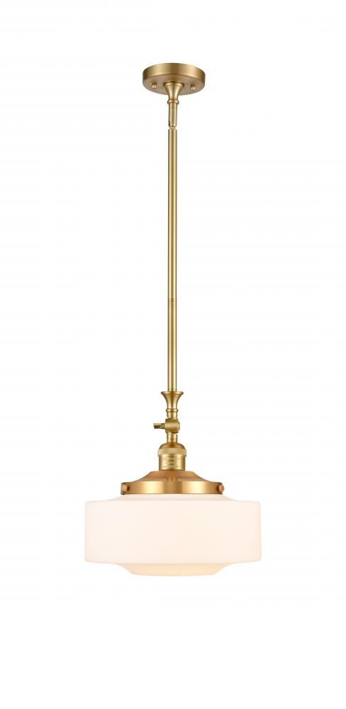 Bridgeton - 1 Light - 12 inch - Satin Gold - Stem Hung - Mini Pendant