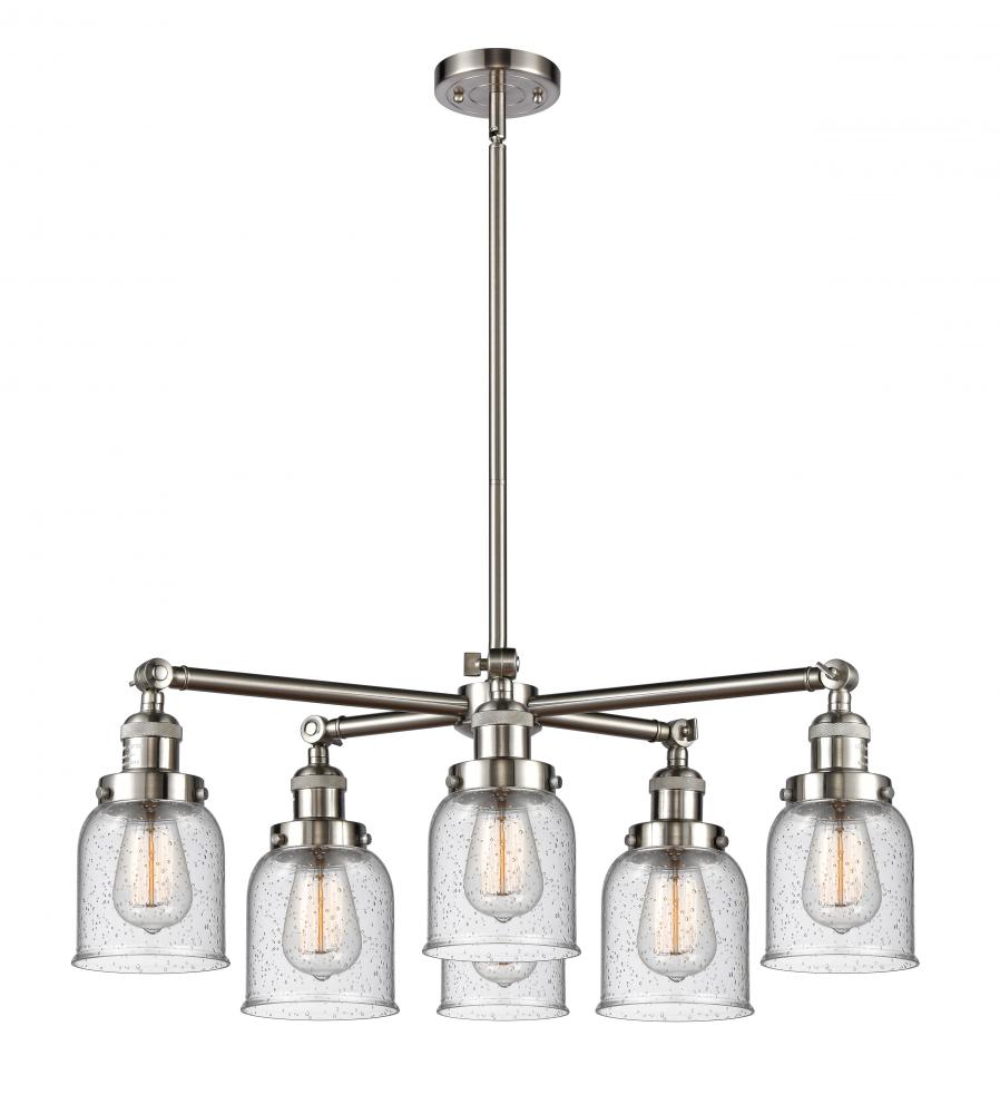 Small Bell 6 Light Chandelier